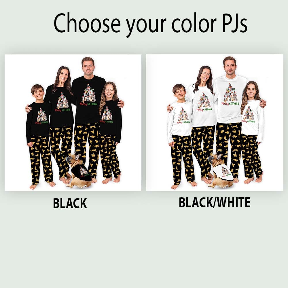 Merry Catmas Pajamas Christmas Tree Edition With Plus Size 2