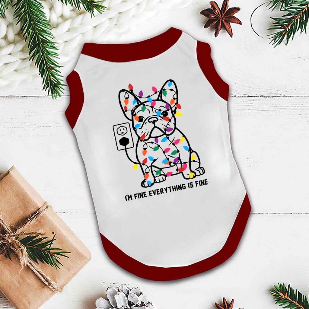 Funny French Bulldog Matching Family Christmas Jammies 8