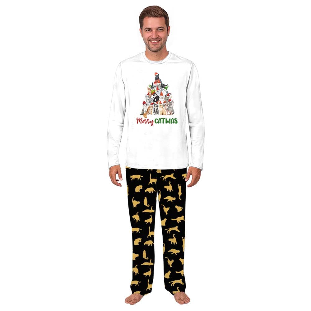 Merry Catmas Pajamas Christmas Tree Edition With Plus Size 4